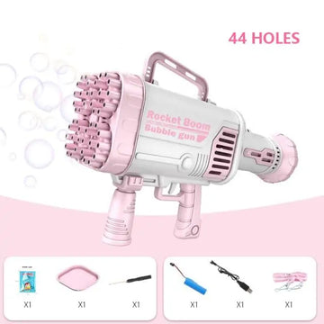 Safe & Portable Electric Bubble Gun โ Endless Bubble Fun!